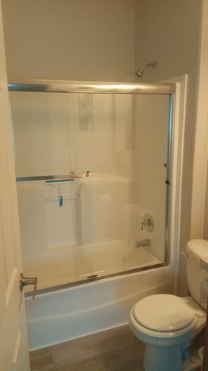 Towels, soap, toilet paper