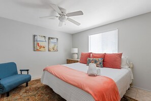 2 chambres, fer et planche à repasser, Wi-Fi gratuit, draps fournis