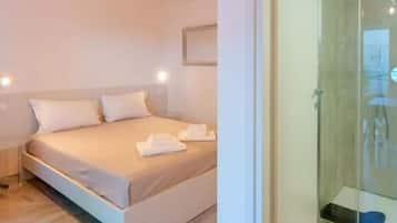 Lägenhet Comfort | Sängtillbehör av högsta kvalitet, memory foam-madrasser och minibar