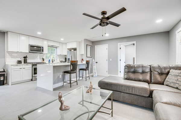 Cocoa Vacation Rental | 4BR | 2BA | 1,500 Sq Ft | Small Step for Entry