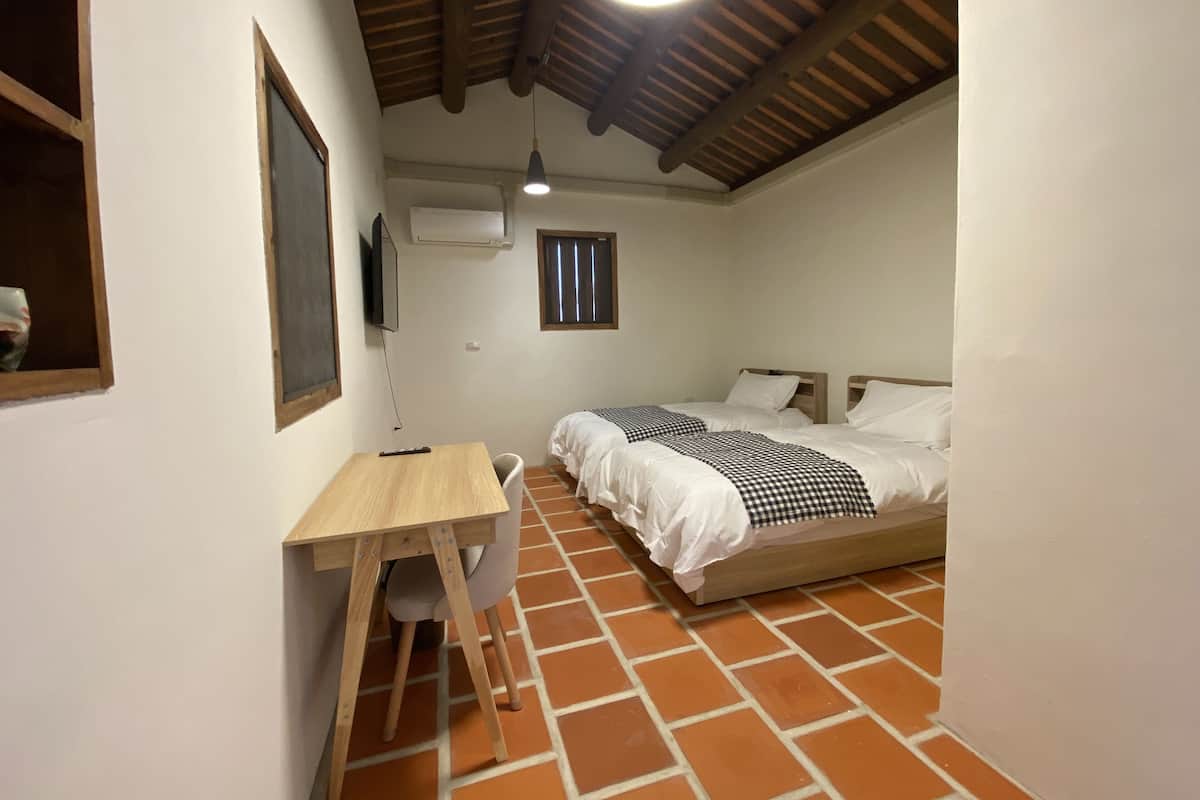 Quarto casal ou duplo com design assinado | 1 quarto, escrivaninha, Wi-Fi de cortesia