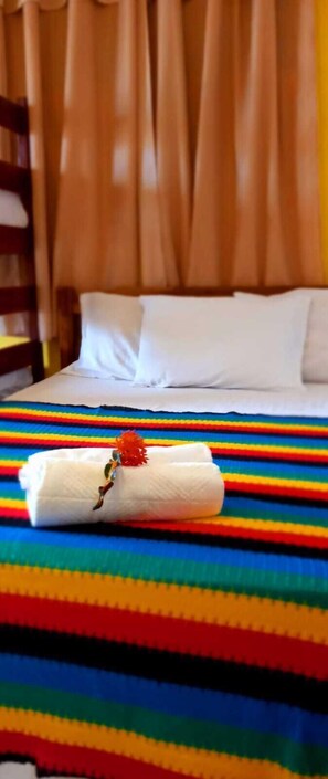 Free WiFi, bed sheets