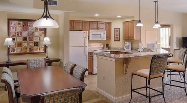 Microwave, dishwasher