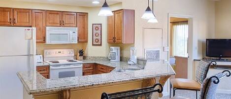 Microwave, dishwasher