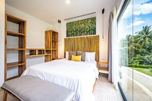 5 slaapkamers, een kluis op de kamer, een strijkplank/strijkijzer