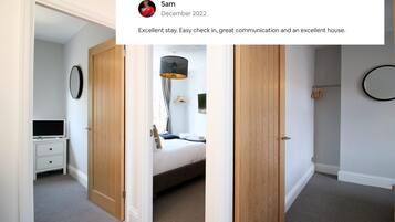 3 bedrooms, iron/ironing board, WiFi, bed sheets