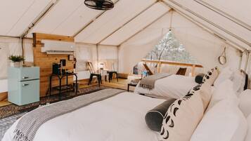 1 soveværelse, sengetøj