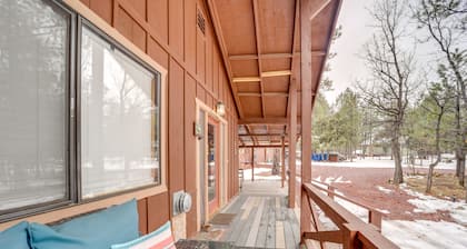 2 Fire Pits & Covered Deck: Cabin in Happy Jack!