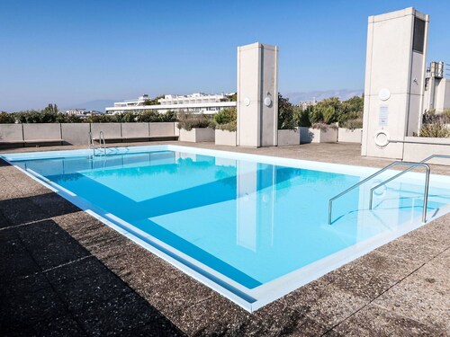 Herrliche Wohnung für 6 Leute mit  W-LAN, Pool, TV, Balkon und Panoramablick