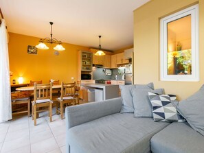 Televisie en een open haard