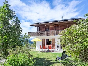 Exterior - Lovely apartment for 6 guests with WIFI, TV, patio and panoramic view (Bürchen)