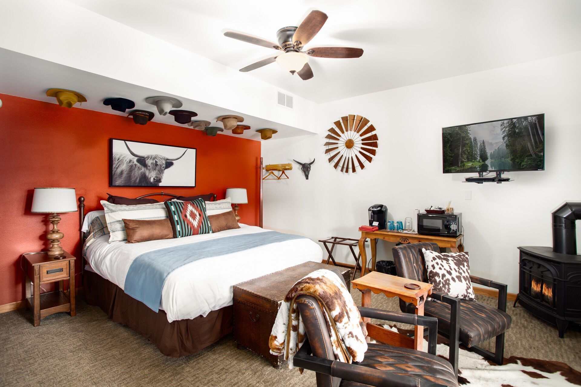 Wild River Views from an Old West-Inspired Suite