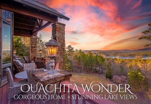 Lake Ouachita: Peaceful 4BR Getaway, Lake Views