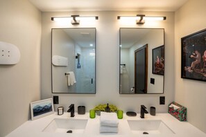 Towels, soap, toilet paper