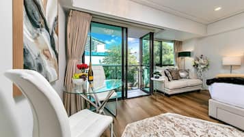 Desk, iron/ironing board, free WiFi, bed sheets