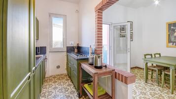 Fridge, stovetop, dishwasher