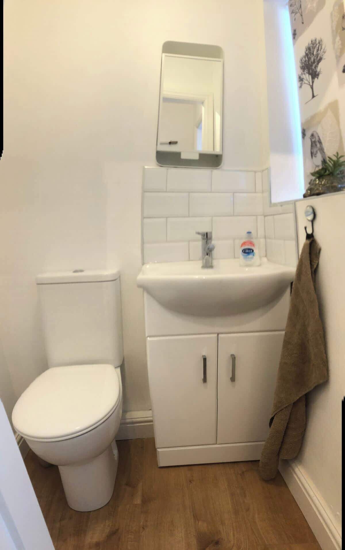 Shower, hair dryer
