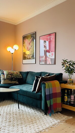 TV - City Apartment in Frederiksberg with 1 bedrooms sleeps 2 (Frederiksberg)