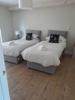 2 bedrooms, iron/ironing board, travel cot, WiFi