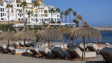 Accommodatie ligt op het strand