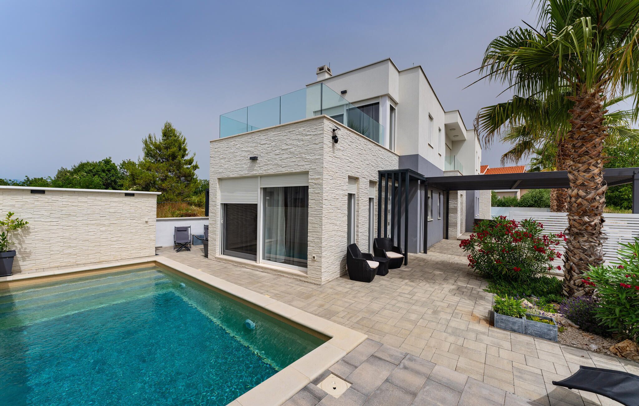 Et oppvarmet basseng