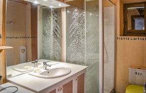 Shower, hair dryer