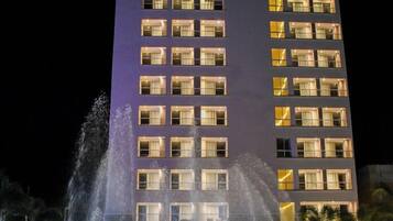 Front of property - evening/night