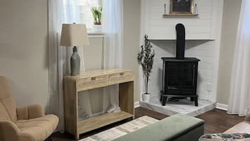 Smart TV, chimenea