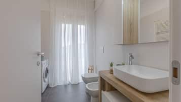 Shower, hair dryer, bidet