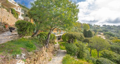 Apartment 'Le Mas Berliat F2 N°14' with Sea View, Wi-Fi and Air Conditioning