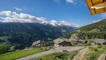 Blick von der Unterkunft