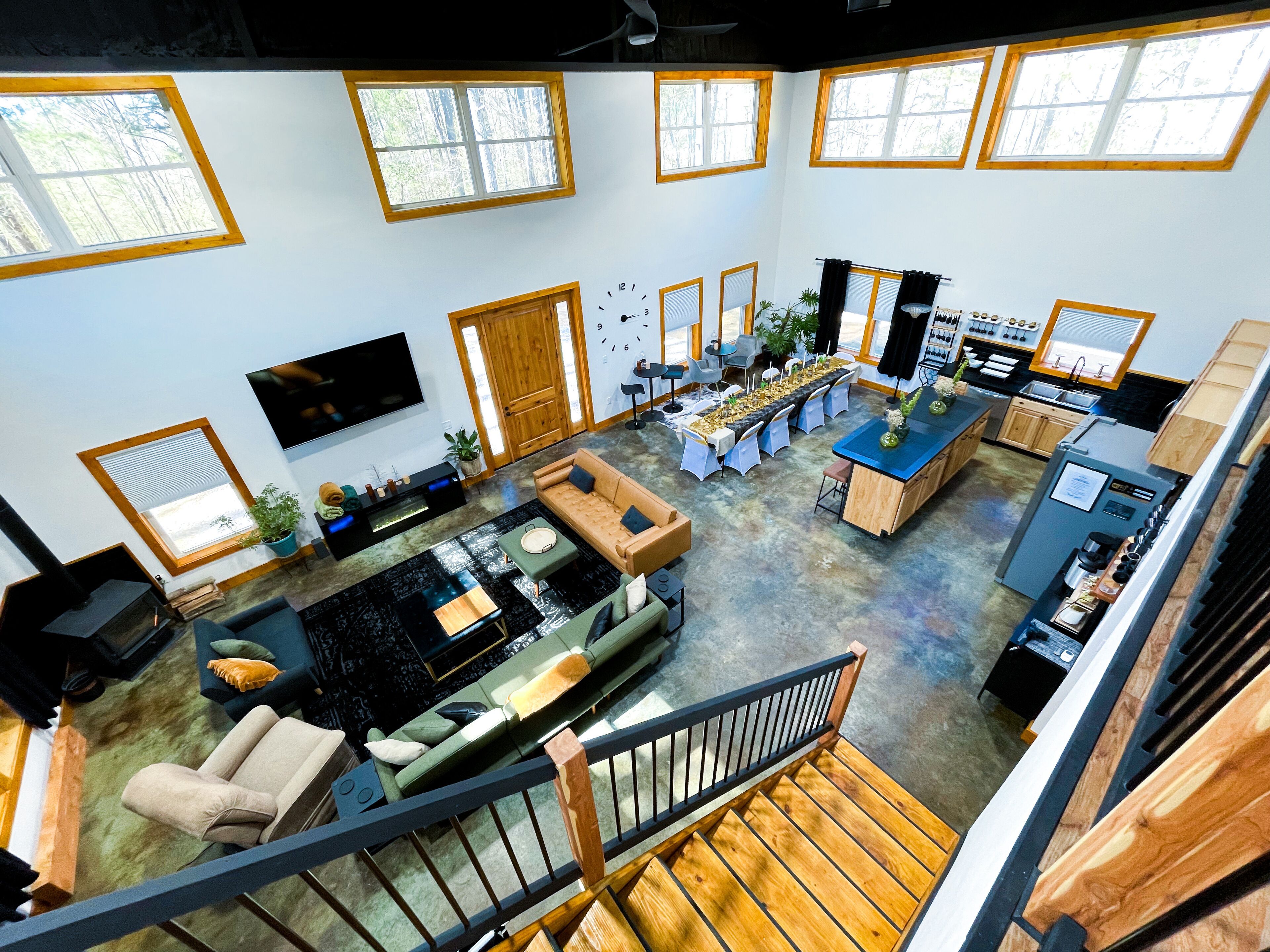Smart TV, video games, foosball, table tennis