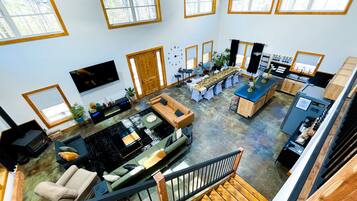 Smart TV, video games, foosball, table tennis