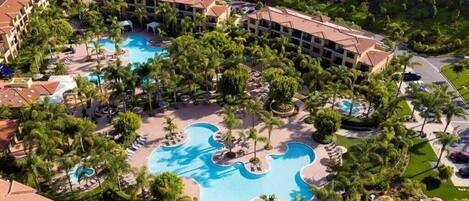 Una piscina climatizada