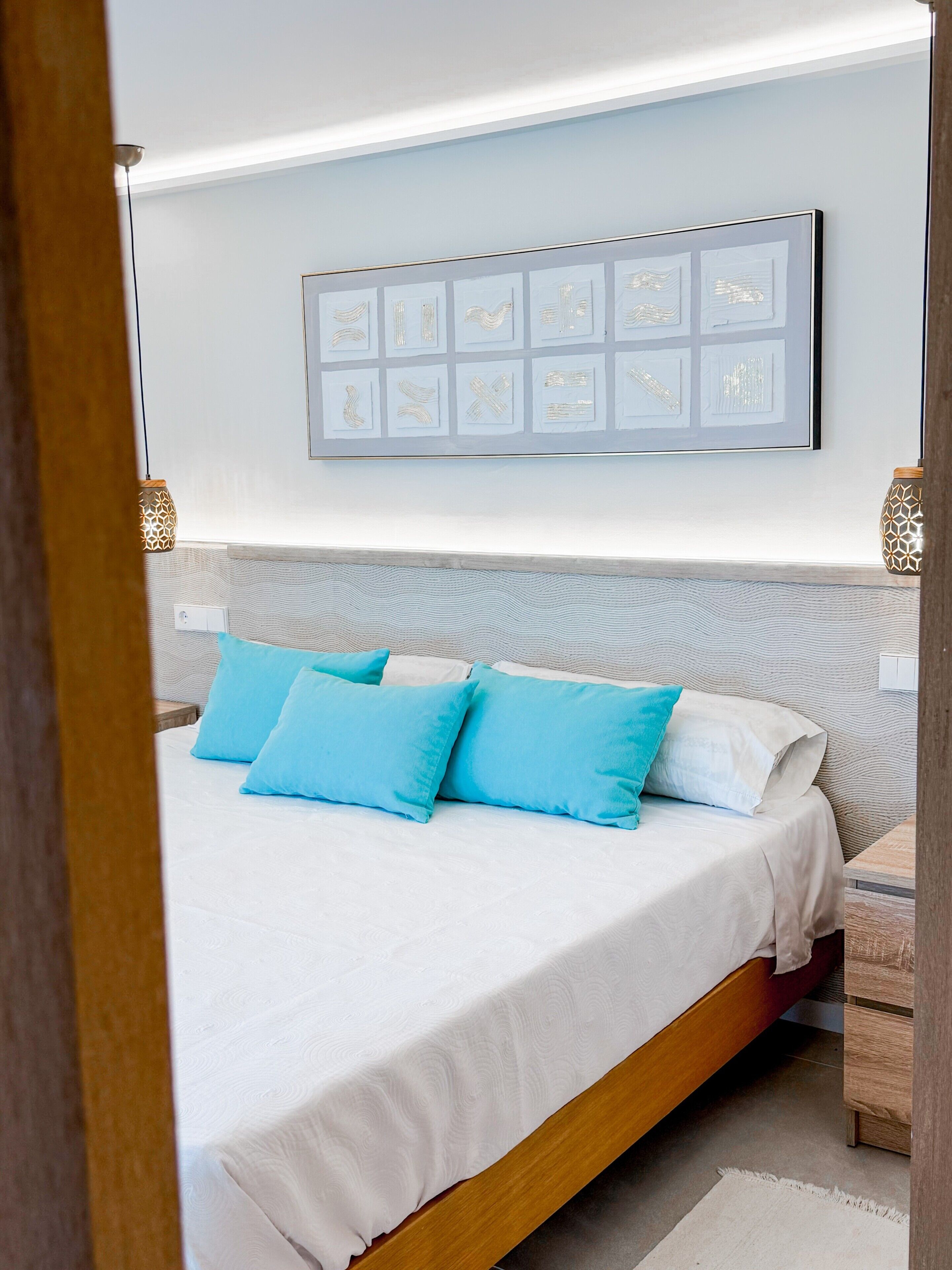 1 dormitorio, tabla de planchar con plancha, wifi gratis y ropa de cama