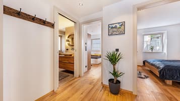 2 slaapkamers, een strijkplank/strijkijzer, gratis wifi, beddengoed