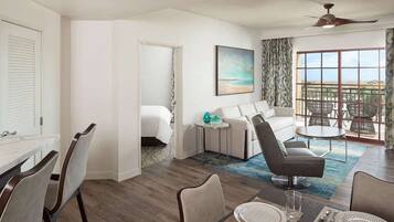 TV, DVD player, books, stereo