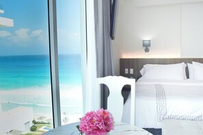 1 bedroom, iron/ironing board, WiFi, bed sheets - Brand new studio at the beach, gym, pool, jacuzzi, spa (Cancún)