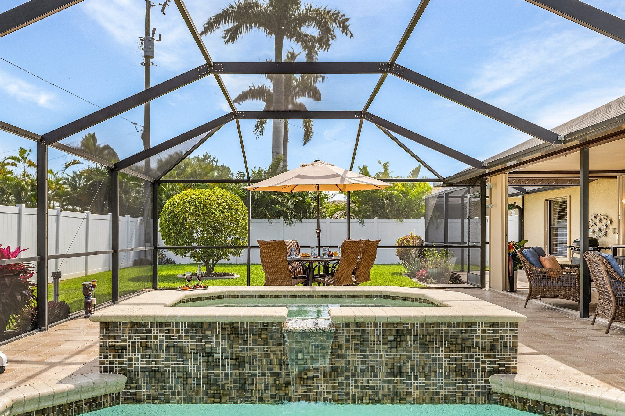 Una piscina climatizada