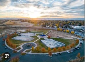 منظر من الجو على ارتفاع عالٍ