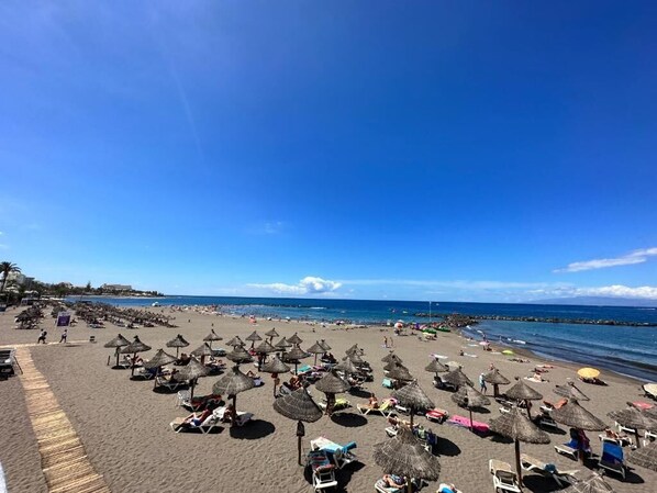Vlak bij het strand