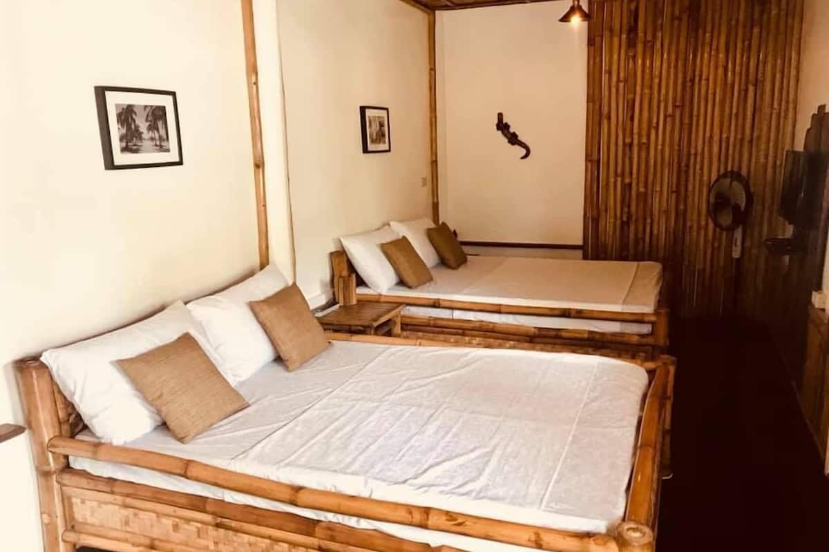 Superior-Bungalow, Gartenblick | 2 Schlafzimmer, kostenloses WLAN, Bettwäsche
