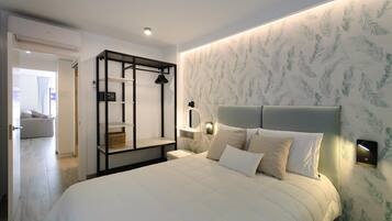 1 slaapkamer, een strijkplank/strijkijzer, internet, beddengoed