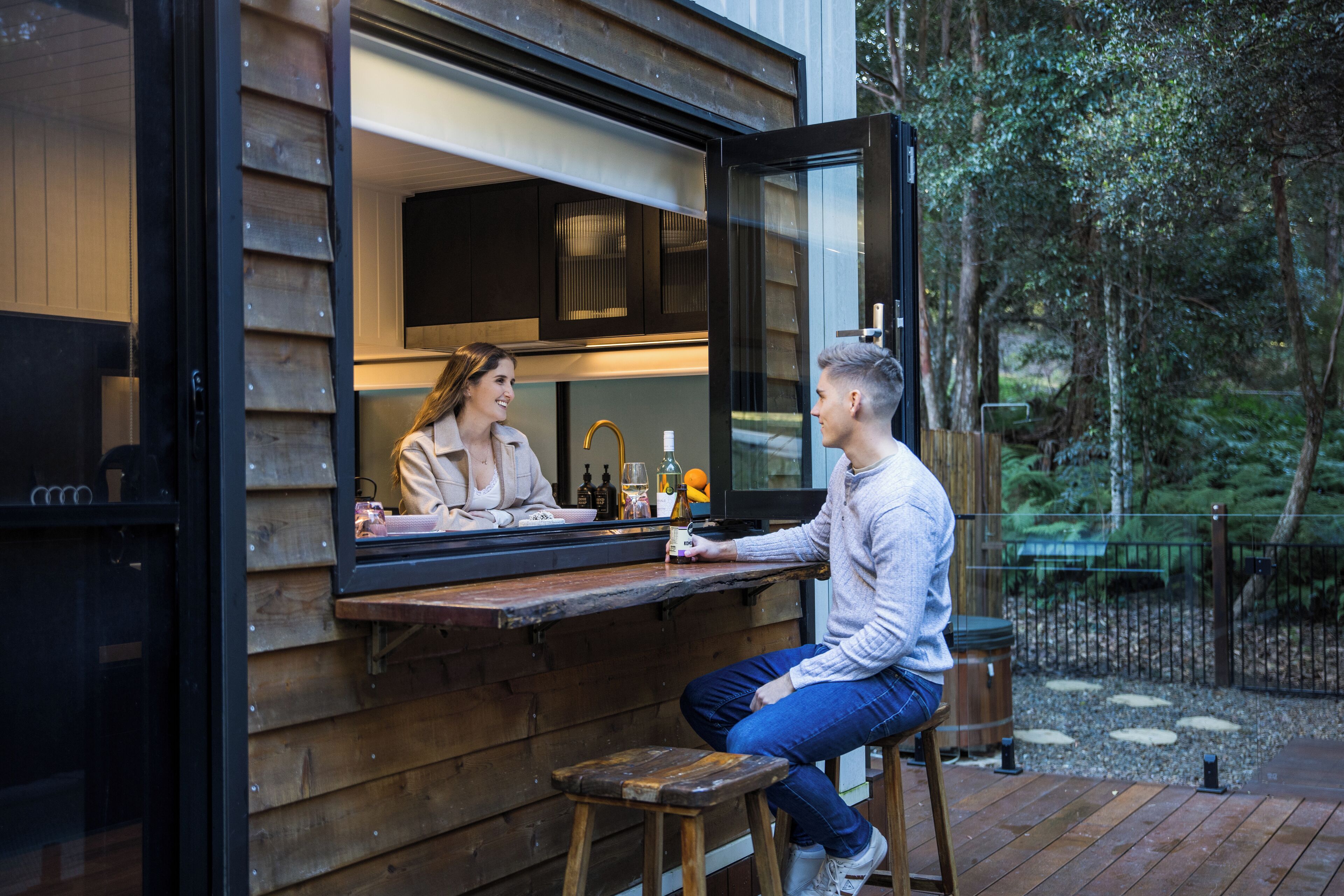 Ikigai Tiny Home - An Enchanting Forest Living, Private Swimming Pool and Outdoor Bath | Private kitchenette