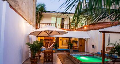 Beach House In La Boquilla Facing the Sea With Air Conditioning and Wifi