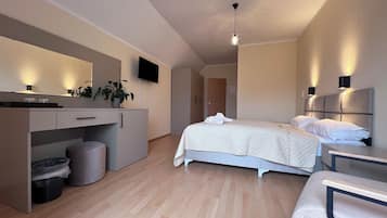 Minibar, escritorio, wifi gratis y ropa de cama