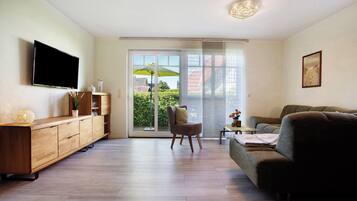 TV, fireplace, DVD player