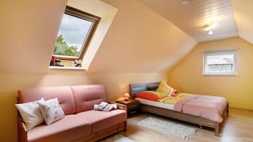 1 多间卧室、免费 WiFi、床单