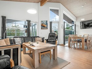 TV, fireplace, DVD player