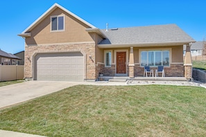 Exterior - Home Theater & Patio: South Jordan Basement Unit (South Jordan)